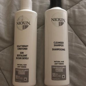 NIOXIN 1 shampoo and conditioner